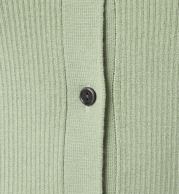 UNITED ARROWS green label relaxing「ウール リブ 襟付き ニット カーディガン ウォッシャブル」|カーディガン|