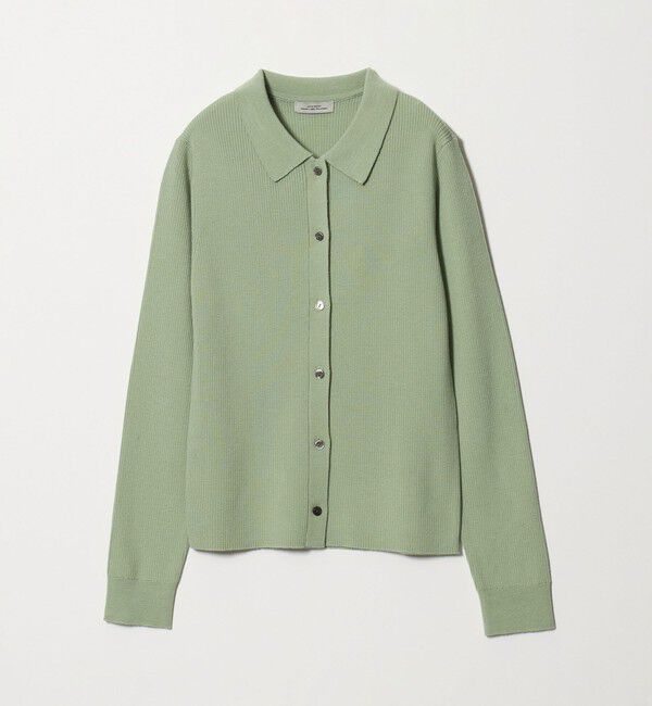 UNITED ARROWS green label relaxing「ウール リブ 襟付き ニット カーディガン ウォッシャブル」|カーディガン|