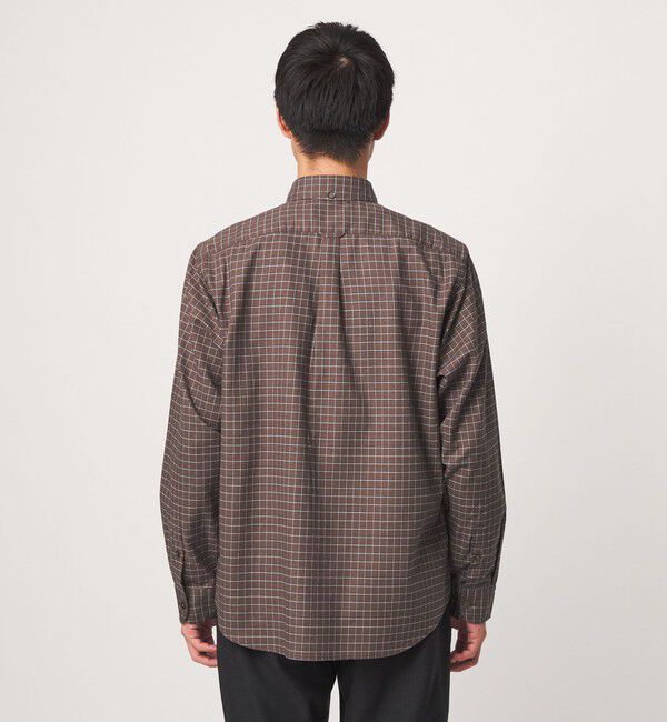 UNITED ARROWS green label relaxing「ナチュラルフィット ビエラチェック ボタンダウン 長袖 シャツ」|シャツ・ブラウス|