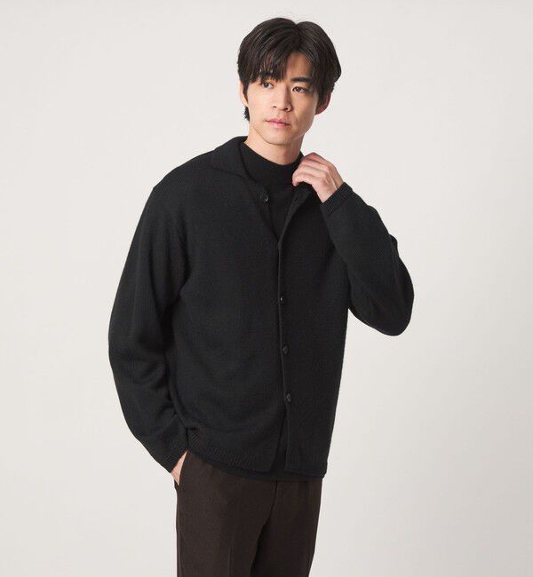 UNITED ARROWS green label relaxing「【WEB限定】JUST fit NBL ポロエリ カーディガン」|カーディガン|