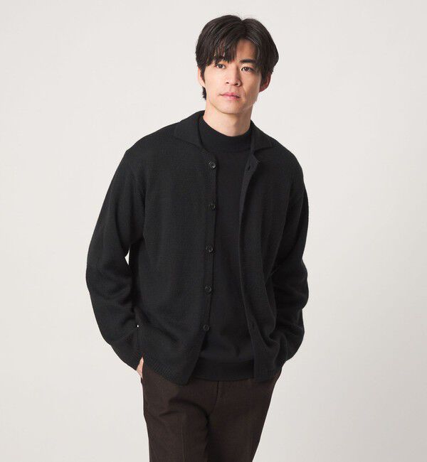 UNITED ARROWS green label relaxing「【WEB限定】JUST fit NBL ポロエリ カーディガン」|カーディガン|