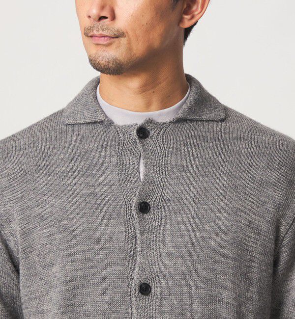 UNITED ARROWS green label relaxing「【WEB限定】JUST fit NBL ポロエリ カーディガン」|カーディガン|