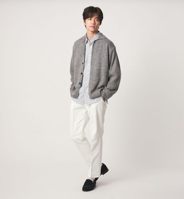 UNITED ARROWS green label relaxing「【WEB限定】JUST fit NBL ポロエリ カーディガン」|カーディガン|