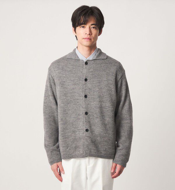 UNITED ARROWS green label relaxing「【WEB限定】JUST fit NBL ポロエリ カーディガン」|カーディガン|