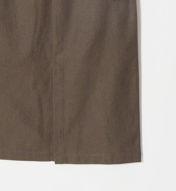 UNITED ARROWS green label relaxing「メランジ カルゼ スカート」|台形|