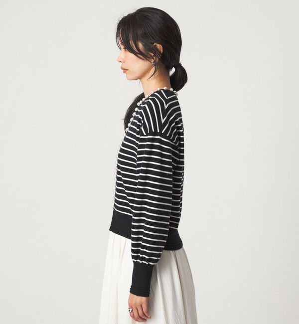 UNITED ARROWS green label relaxing「フェイクパール ボタン カーディガン ウォッシャブル」|カーディガン|