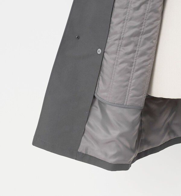UNITED ARROWS green label relaxing「A+ ポリエステル ミノテック 2WAY バルカラー ステンカラーコート -撥水・防風・保温-」|ステンカラーコート|