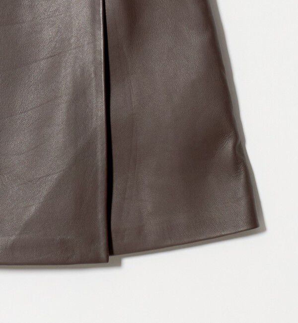 STEVEN ALAN「＜Steven Alan＞レザー ラップ ミニスカート」|スカート|
