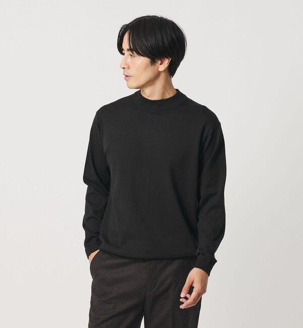BEAUTY&YOUTH UNITED ARROWS「コットン カシミヤ ジャケットネック ニット ウォッシャブル」|ニット・セーター|