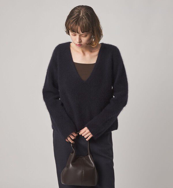 STEVEN ALAN「＜Steven Alan＞オーストラリアン ウール ミックス Vネック ニット」|ニット・セーター|