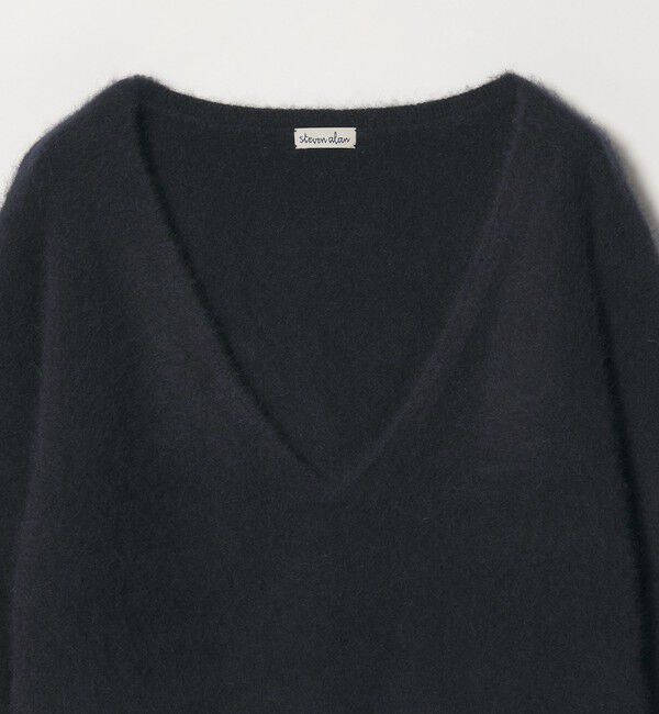 STEVEN ALAN「＜Steven Alan＞オーストラリアン ウール ミックス Vネック ニット」|ニット・セーター|