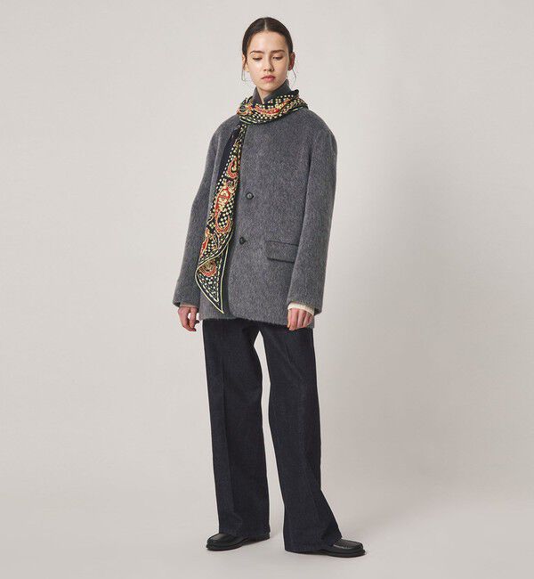 STEVEN ALAN「＜Steven Alan＞ウール モヘヤ ミックス シャギー ジャケット」|テーラードジャケット|