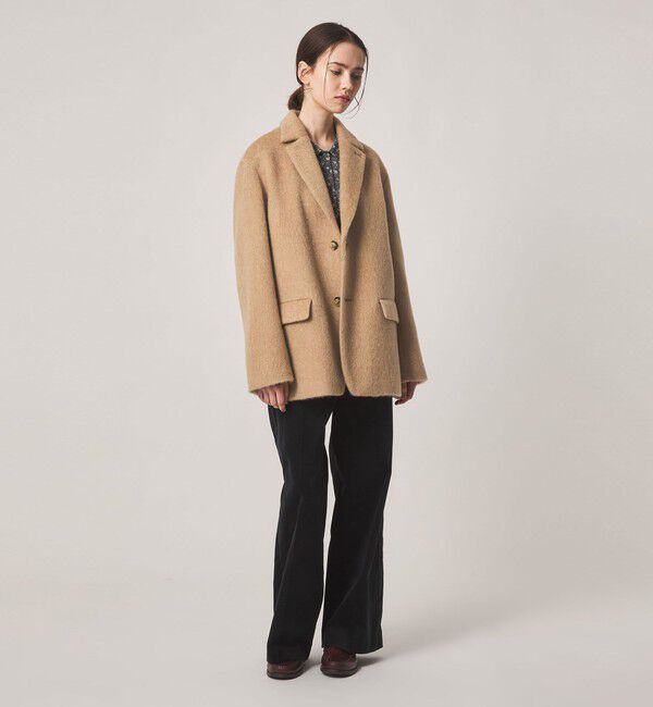 STEVEN ALAN「＜Steven Alan＞ウール モヘヤ ミックス シャギー ジャケット」|テーラードジャケット|