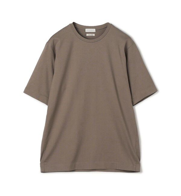 TOMORROWLAND MENS「スビンコットン クルーネックプルオーバー」|Tシャツ・カットソー|45 キャメル