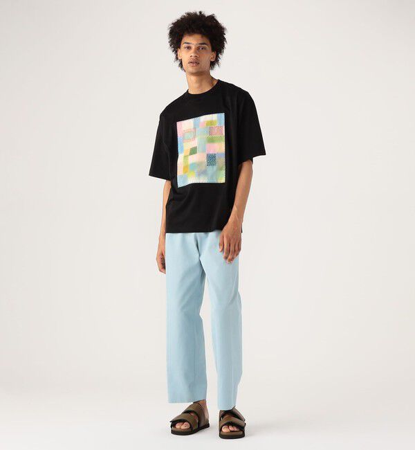CABaN「CABaN スビンコットン モザイクプリントTシャツ」|Tシャツ・カットソー|