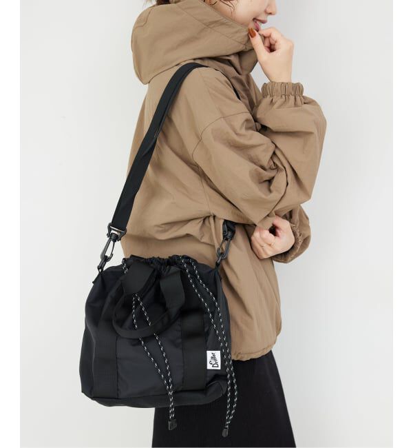 SLOBE IENA「《WEB限定/追加2》DRIFTER/ドリフター HANDLE BUCKET TOTE DFV1615/DFV1225」|ショルダー・メッセンジャー|ブラック