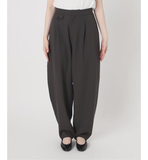 IENA LA BOUCLE「IENA LA BOUCLE カーブボリュームパンツ」|スラックス|