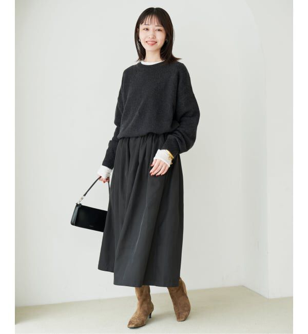 SLOBE IENA「《WEB限定》SLOBE キトゥンヒールブーツ」|ショートブーツ|