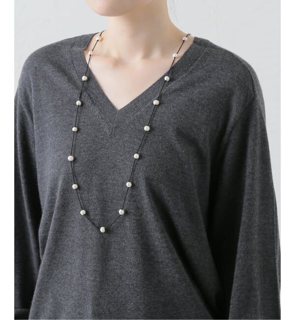 IENA「TEINTE/タント CALLA WHITE PEARL LONG NL ネックレス TE-N-CA2602WH」|ネックレス|