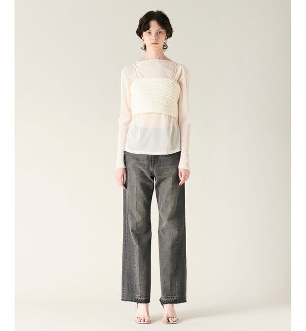 GRACE CONTINENTAL「ニットライクレースビスチェ」|その他|