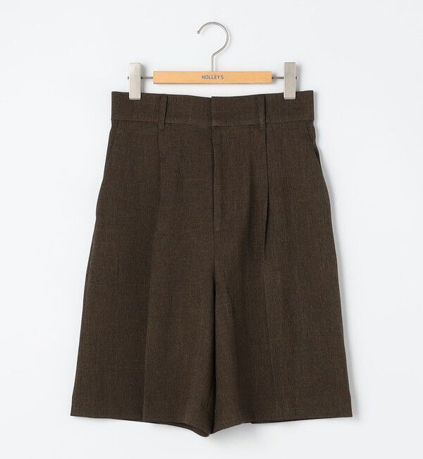 NOLLEY'S「《セットアップ対応》ウォッシャブルウール調ストレッチハーフパンツ」|その他|