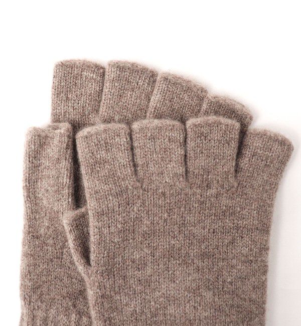 NOLLEY'S goodman「【DANTON/ダントン】WOOL KNIT FINGERLESS GLOVES DT-H0307 GPW 」|手袋|