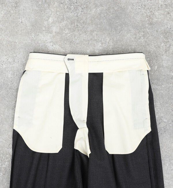 NOLLEY'S goodman「ウォッシャブルウールワイドスラックス 26SS」|スラックス|