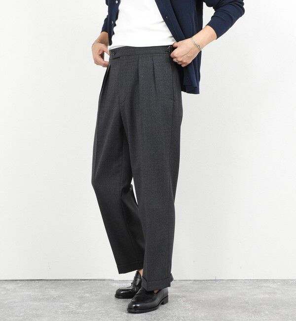 NOLLEY'S goodman「ウォッシャブルウールワイドスラックス 26SS」|スラックス|