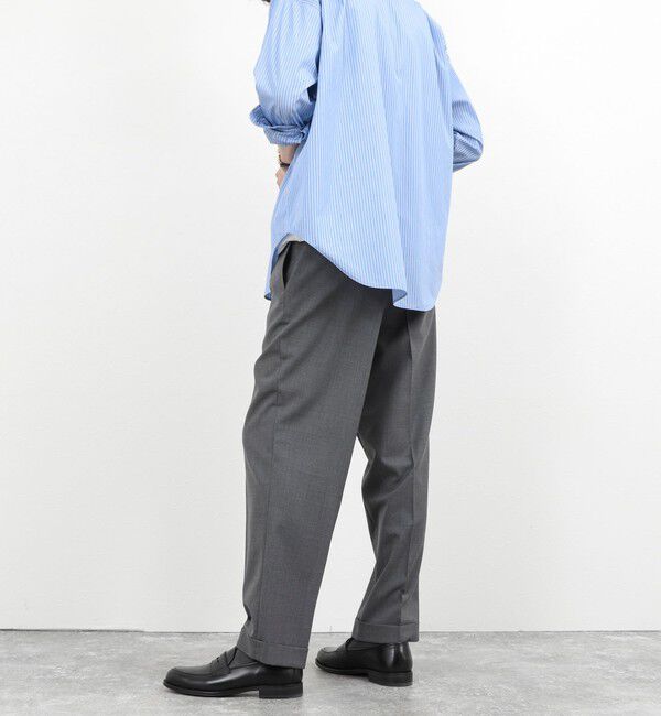 NOLLEY'S goodman「ウォッシャブルウールワイドスラックス 26SS」|スラックス|