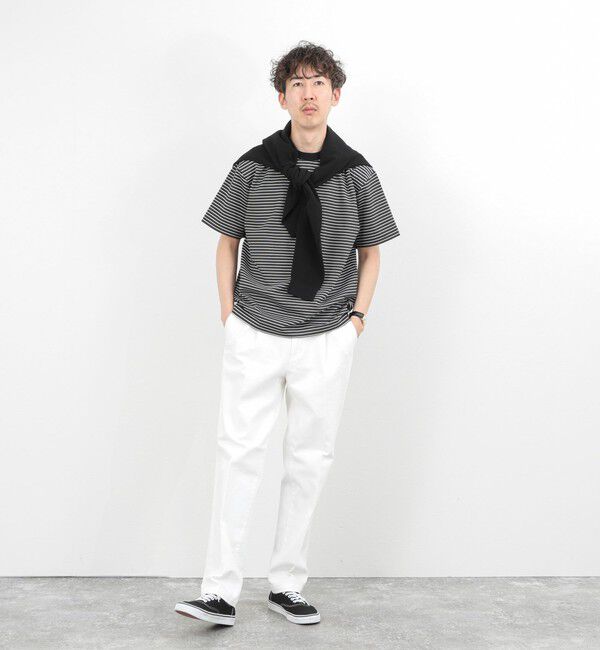 NOLLEY'S goodman「シルケットボーダーTシャツ / クルーネック / 26SS」|Tシャツ・カットソー|