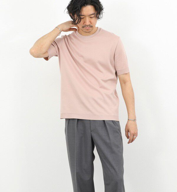 NOLLEY'S goodman「【HERNO】JERSEY KNIT CN ジャージ―ニットクルーネックTシャツ 26SS」|Tシャツ・カットソー|