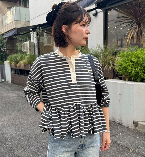 fredy emue「ペプラムラガープルオーバー」|Tシャツ・カットソー|