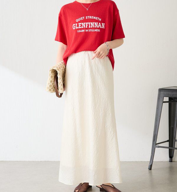  「カレッジ風ロゴTシャツ」|Tシャツ・カットソー|
