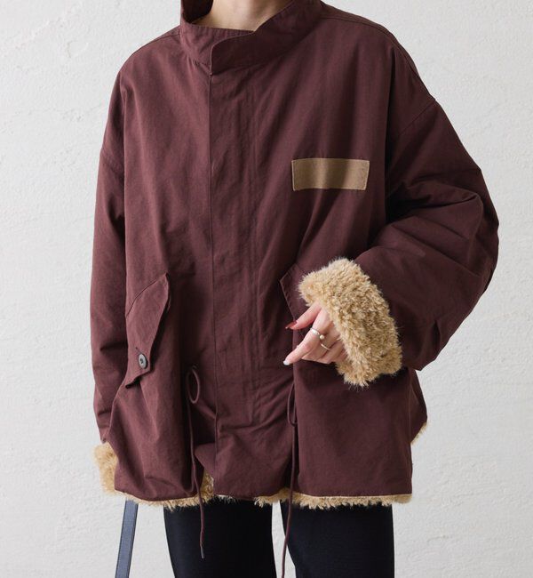  「【LANCER CLOTHING別注】ミリタリーボアジャケット」|ベスト・ジレ|