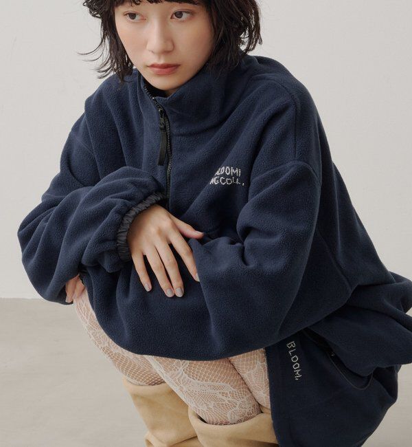  「【セットアップ対応】ビーズロゴフリーストップス」|Tシャツ・カットソー|ネイビー
