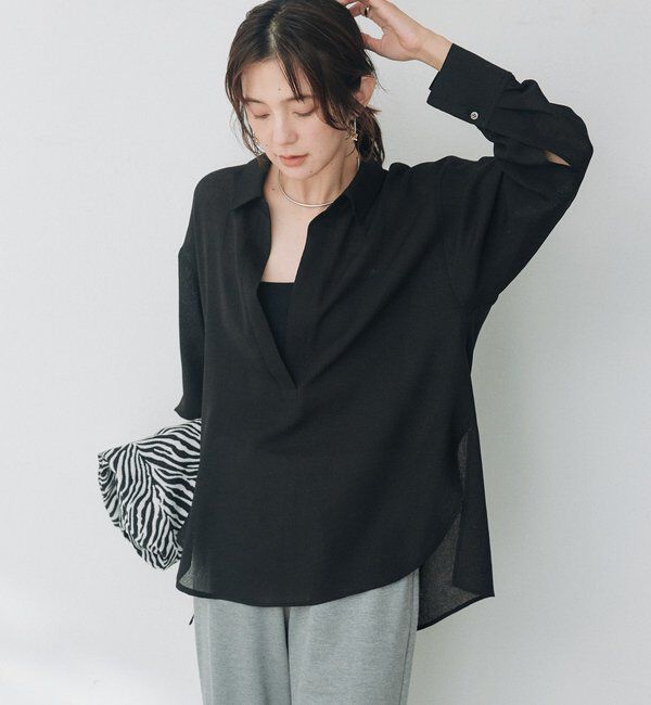  「メッシュスキッパーシャツ」|シャツ・ブラウス|