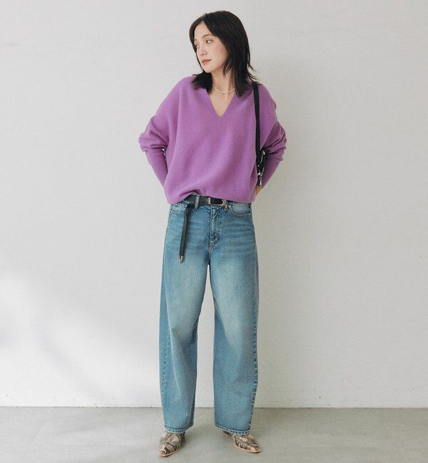  「ウール100NEWバックボリュームニット」|ニット・セーター|