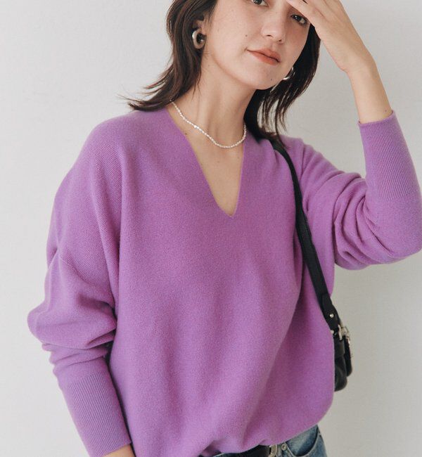  「ウール100NEWバックボリュームニット」|ニット・セーター|