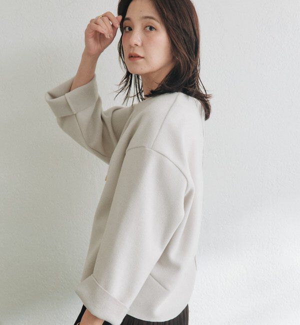  「キーネックコクーンプルオーバー」|Tシャツ・カットソー|