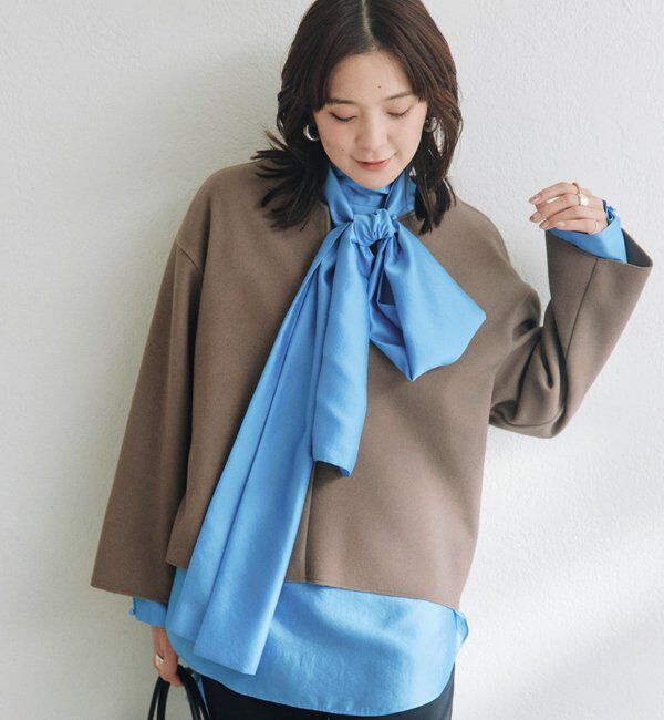  「キーネックコクーンプルオーバー」|Tシャツ・カットソー|