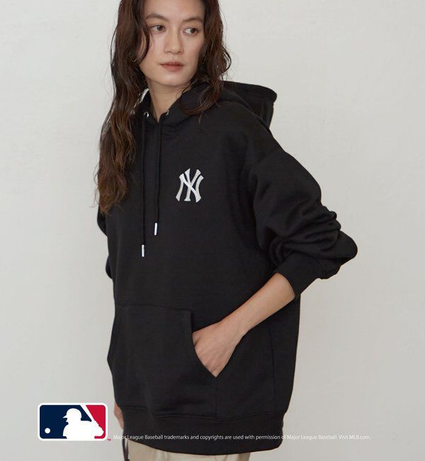  「《セットアップ可》【MLB/メジャーリーグベースボール】スウェットフーディ」|Tシャツ・カットソー|ブラック