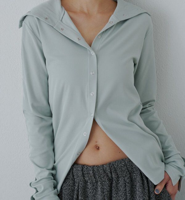  「【新色パープル＆チャコールグレー】リングドットカットソー」|Tシャツ・カットソー|