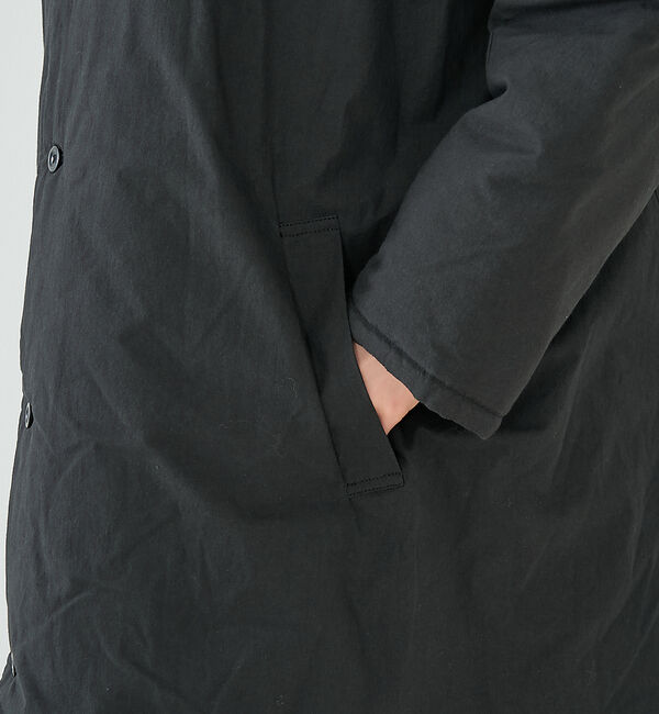 collex「【yarmo/ヤーモ】Quilting Lab Coat キルティングラボコート」|ステンカラーコート|