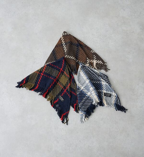 collex「【John Branigan/ジョンブラニガン】FRINGE STOLE チェッ」|マフラー|