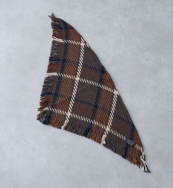 collex「【John Branigan/ジョンブラニガン】FRINGE STOLE チェッ」|マフラー|