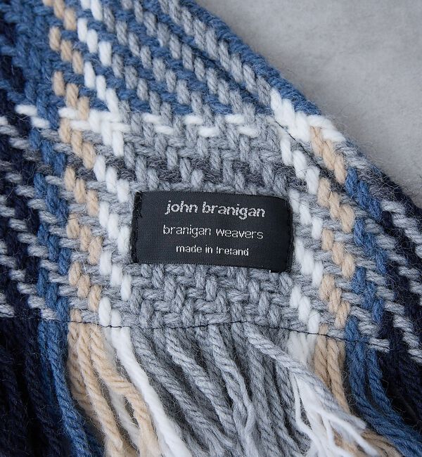 collex「【John Branigan/ジョンブラニガン】FRINGE STOLE チェッ」|マフラー|