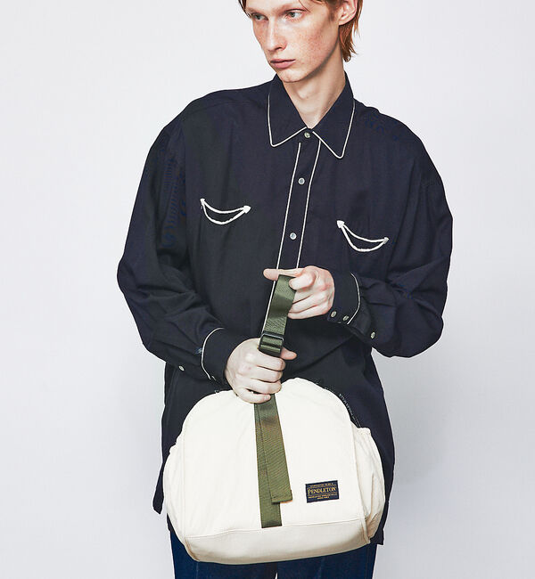 ABAHOUSE「【PENDLETON &times; MARIEコラボ 】ワンハンドル DROW 2WAYシ」|ショルダー・メッセンジャー|