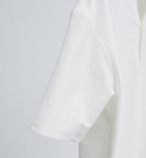 ABAHOUSE「【接触冷感】Vネック スキッパーTシャツ/ヘンリーネック/COVEROSS(R)」|Tシャツ・カットソー|