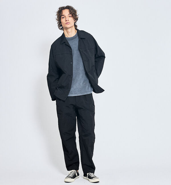 ABAHOUSE「【セットアップ対応】TUCK＆DARTS ワッシャーナイロン ワイドテーパードパ」|その他|