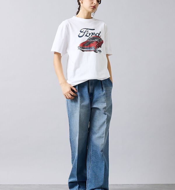 ABAHOUSE「【GOOD ROCK SPEED / グッドロックスピード】FORD ロゴプリン」|Tシャツ・カットソー|
